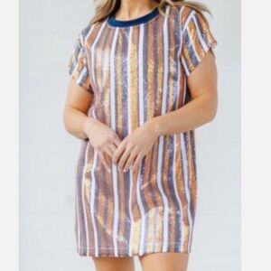 Mary Square Julia Mini Dress Size Small NWT